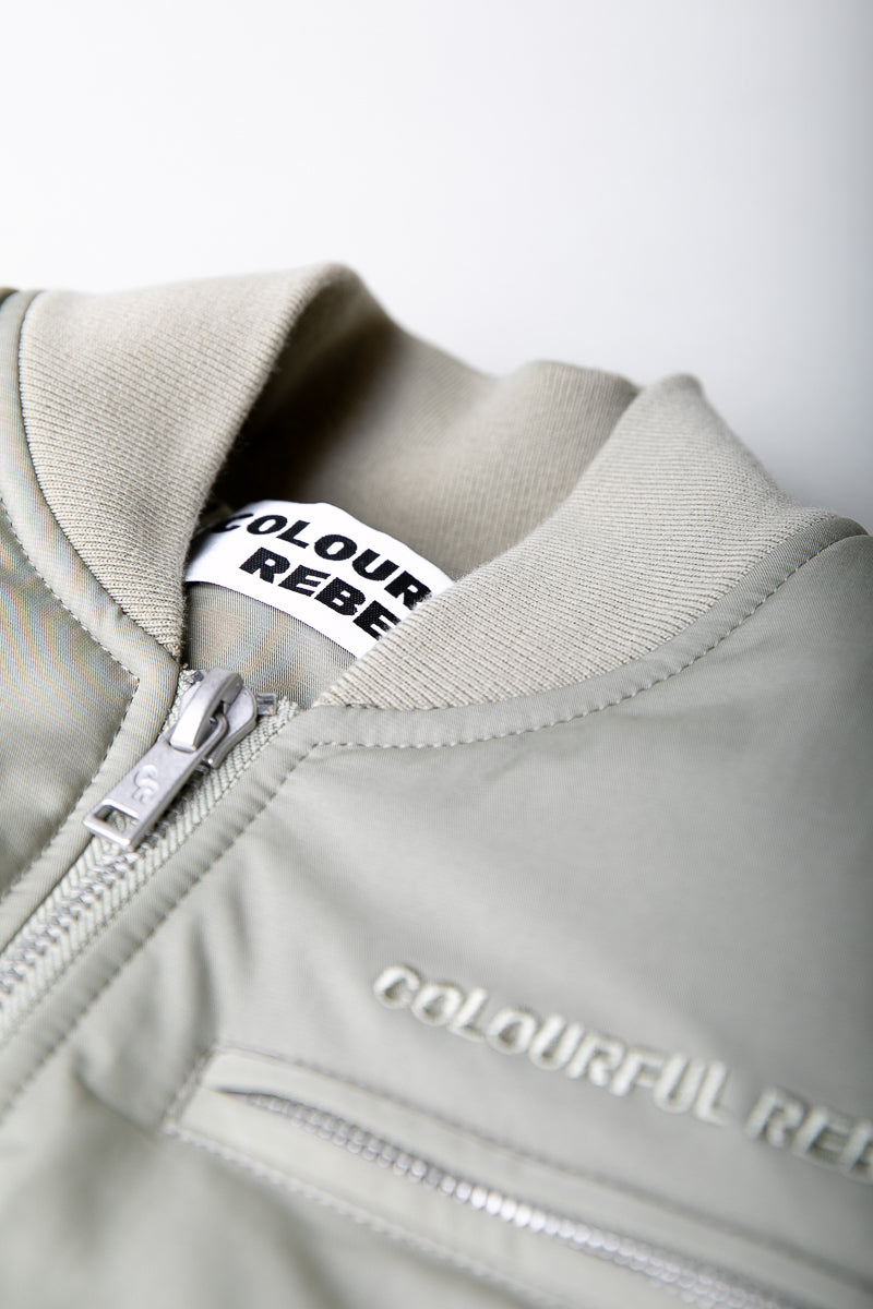 Dihya Bomber Jacket | Vintage green