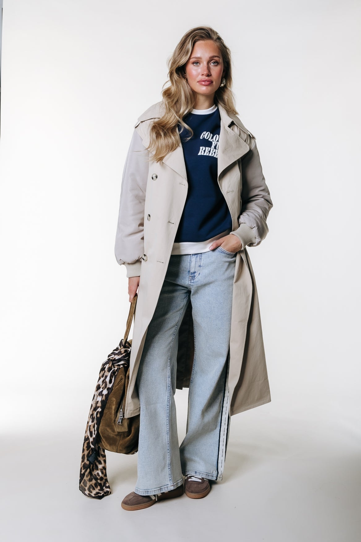 Kaia Trenchcoat | Light sand