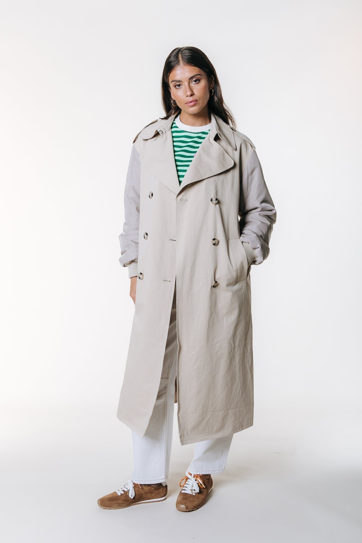 Kaia Trenchcoat | Light sand