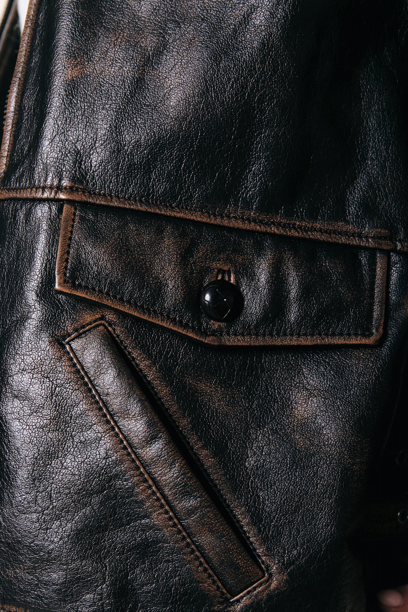 Mayra-Lederjacke | Braun