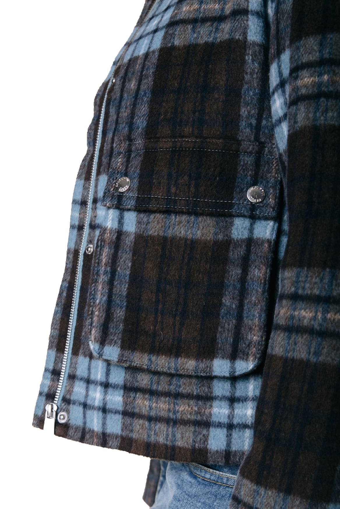 Malou Brushed Check Jacket | Multicolor