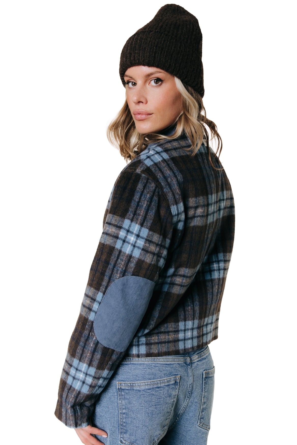 Malou Brushed Check Jacket | Multicolor