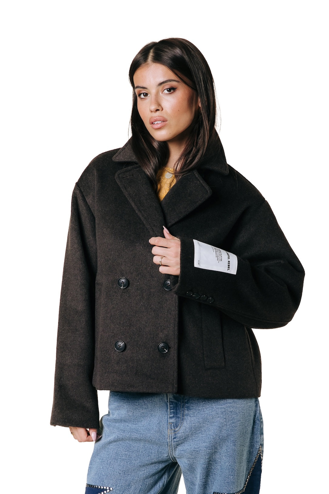Zerisse Wool Coat | Brown