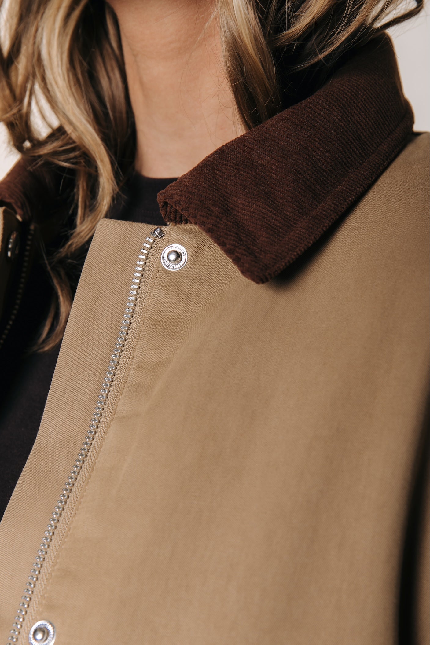 Malou-Twill-Coachjacke | Camel