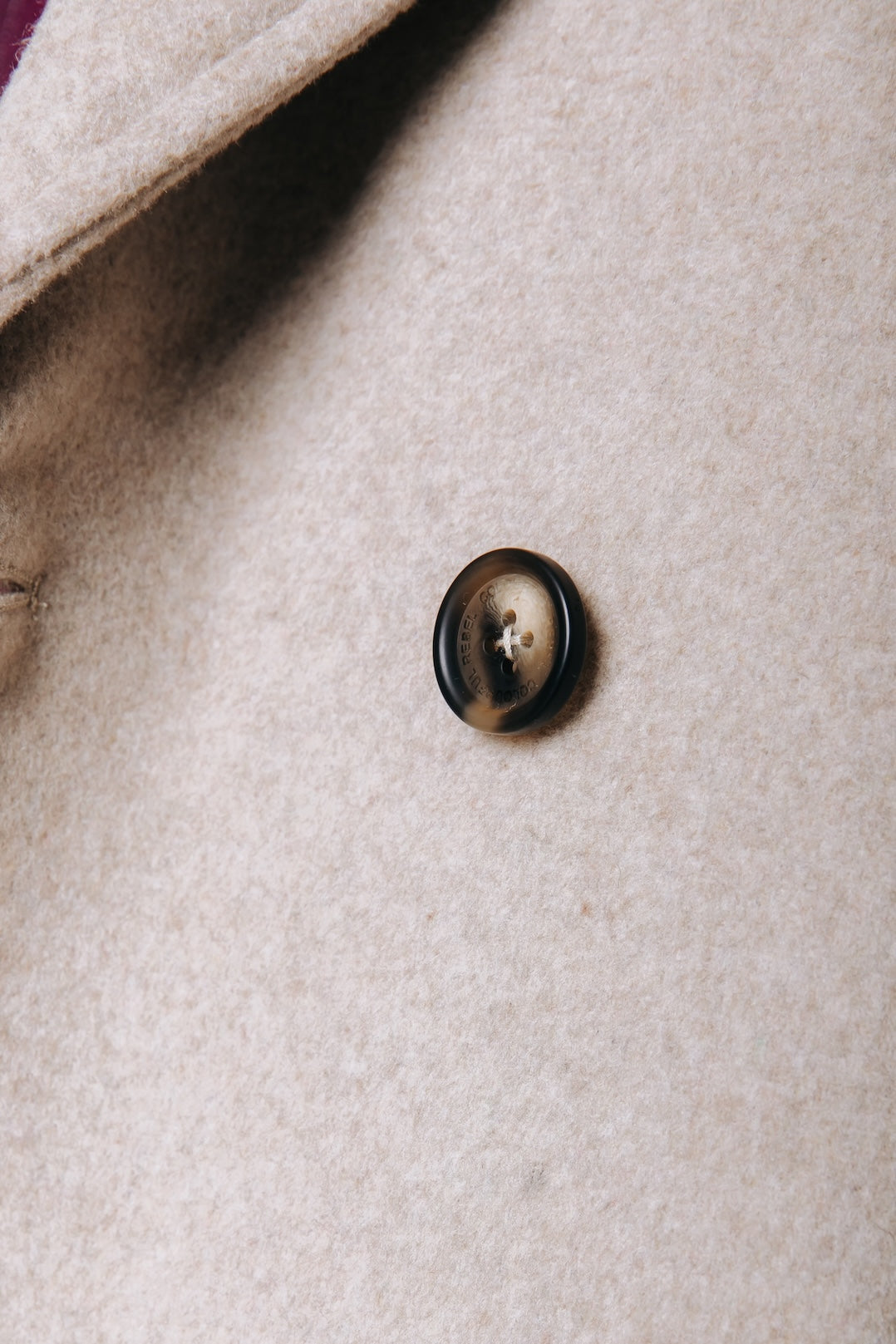 Zania Wool Long Coat | Beige