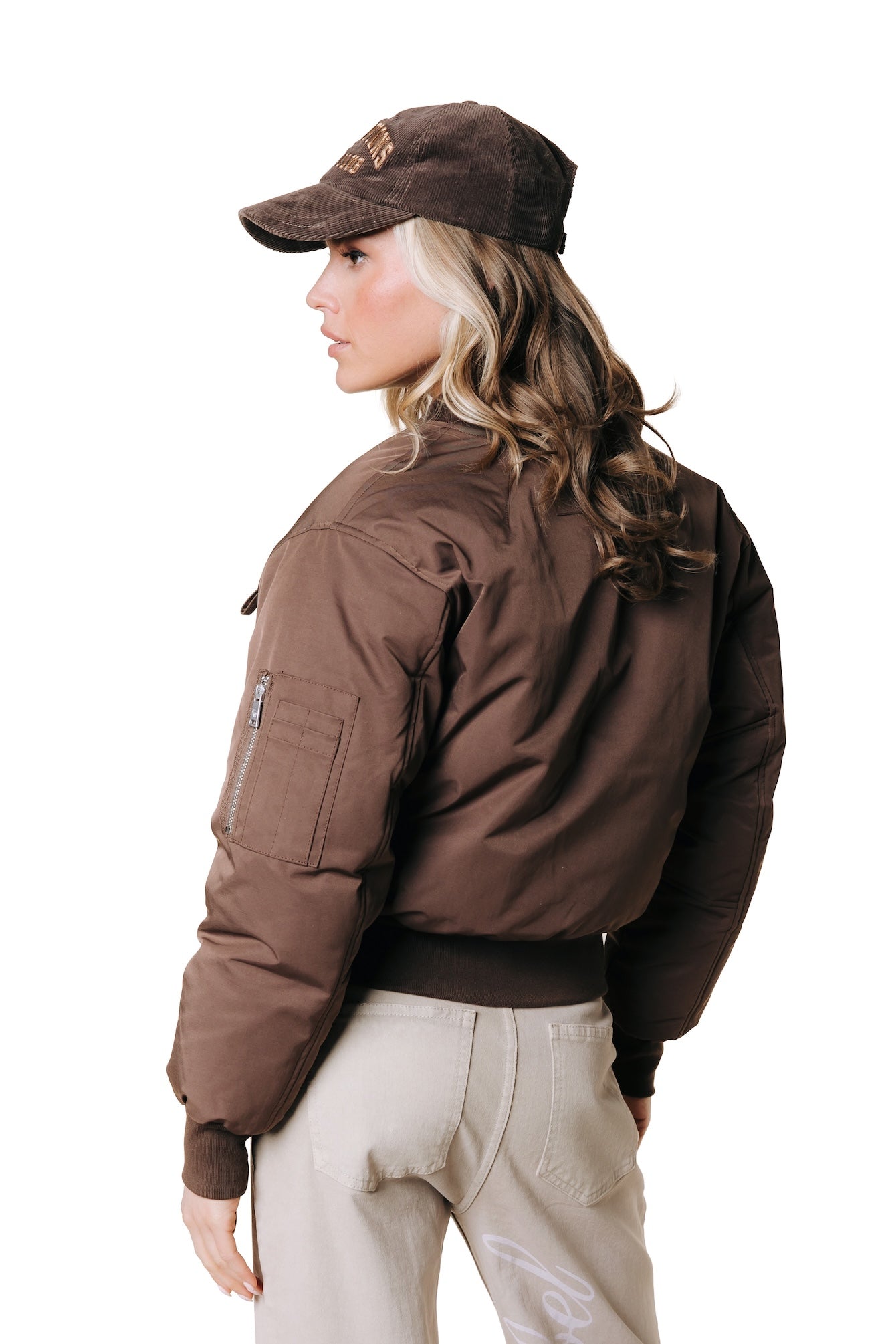 Dihya Bomber Jacket | Brown