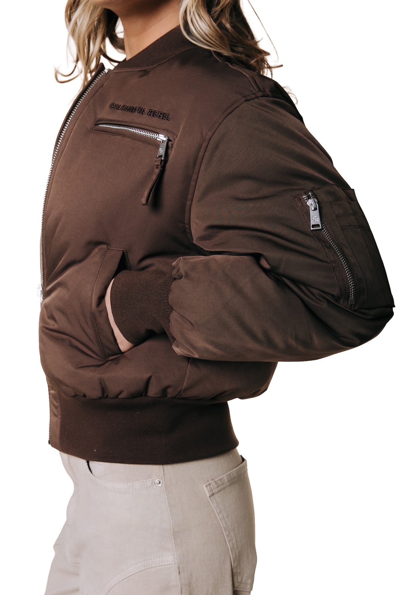 Dihya Bomber Jacket | Brown