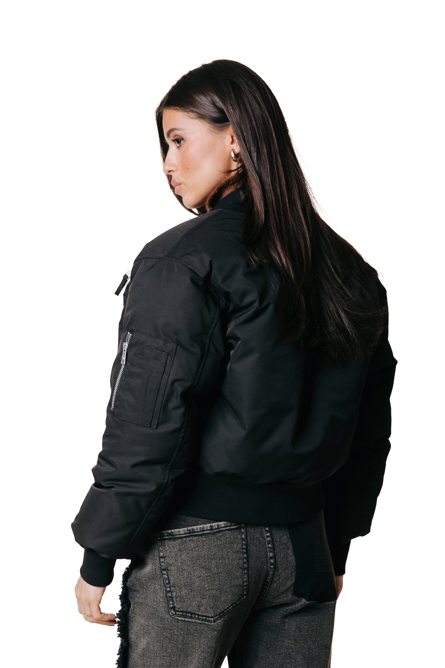 Dihya Bomber Jacket | Black