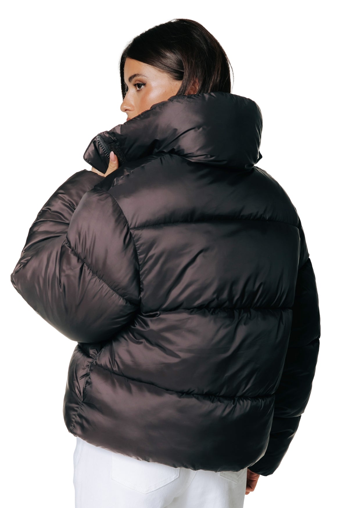 Kailey Puffer Jacket | Darkest Brown