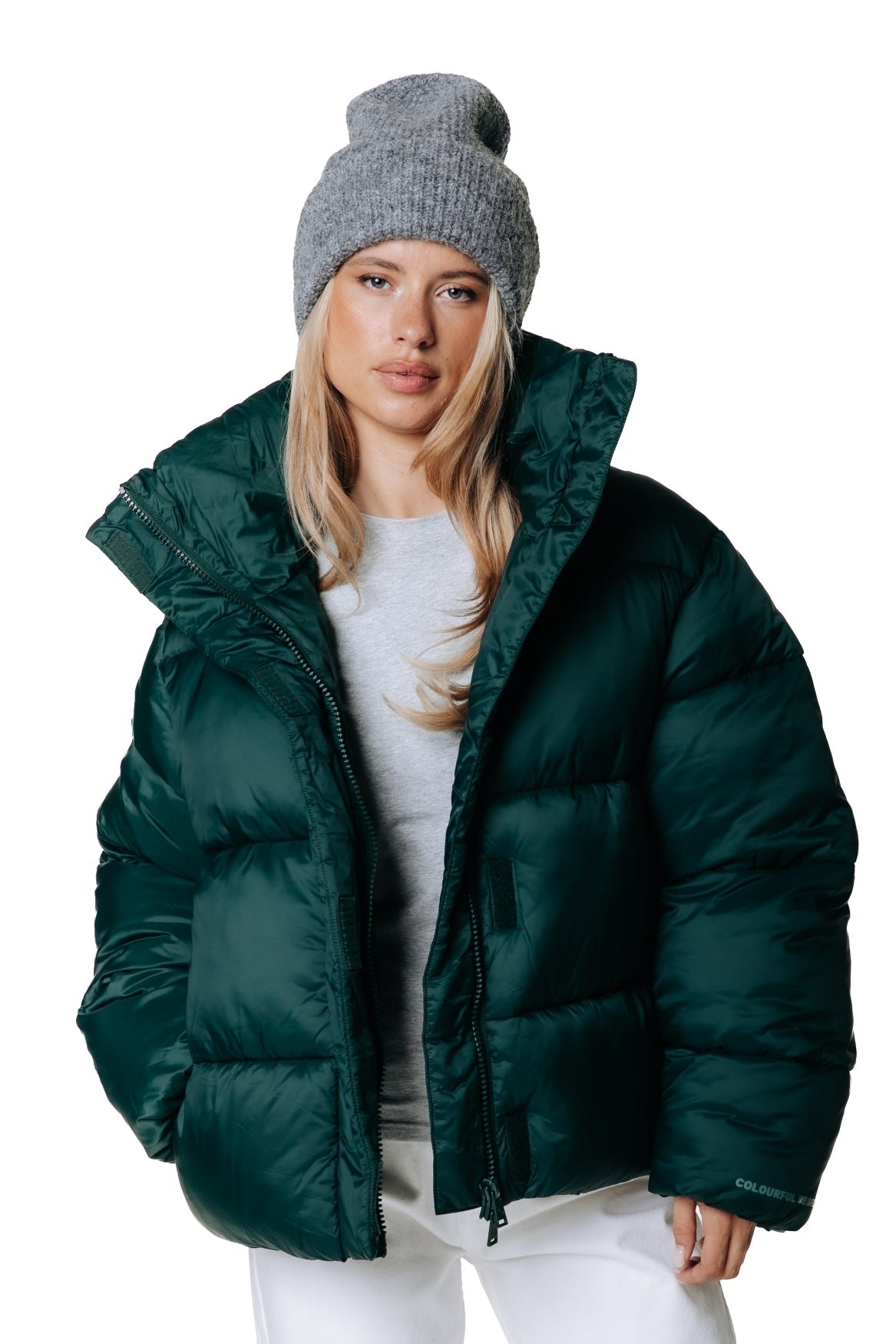 Kailey Puffer Jacket | Dark green