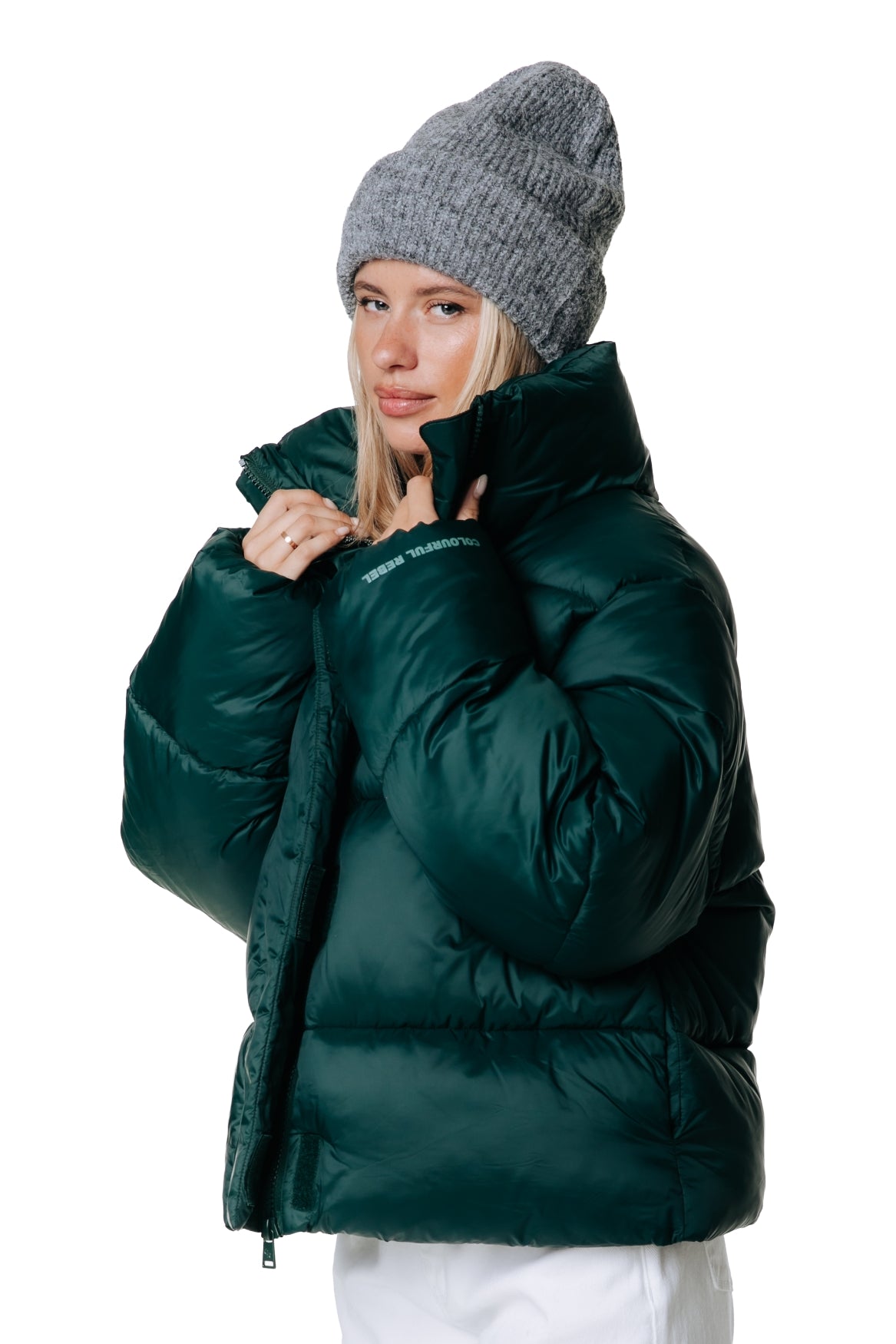 Kailey Puffer Jacket | Dark green