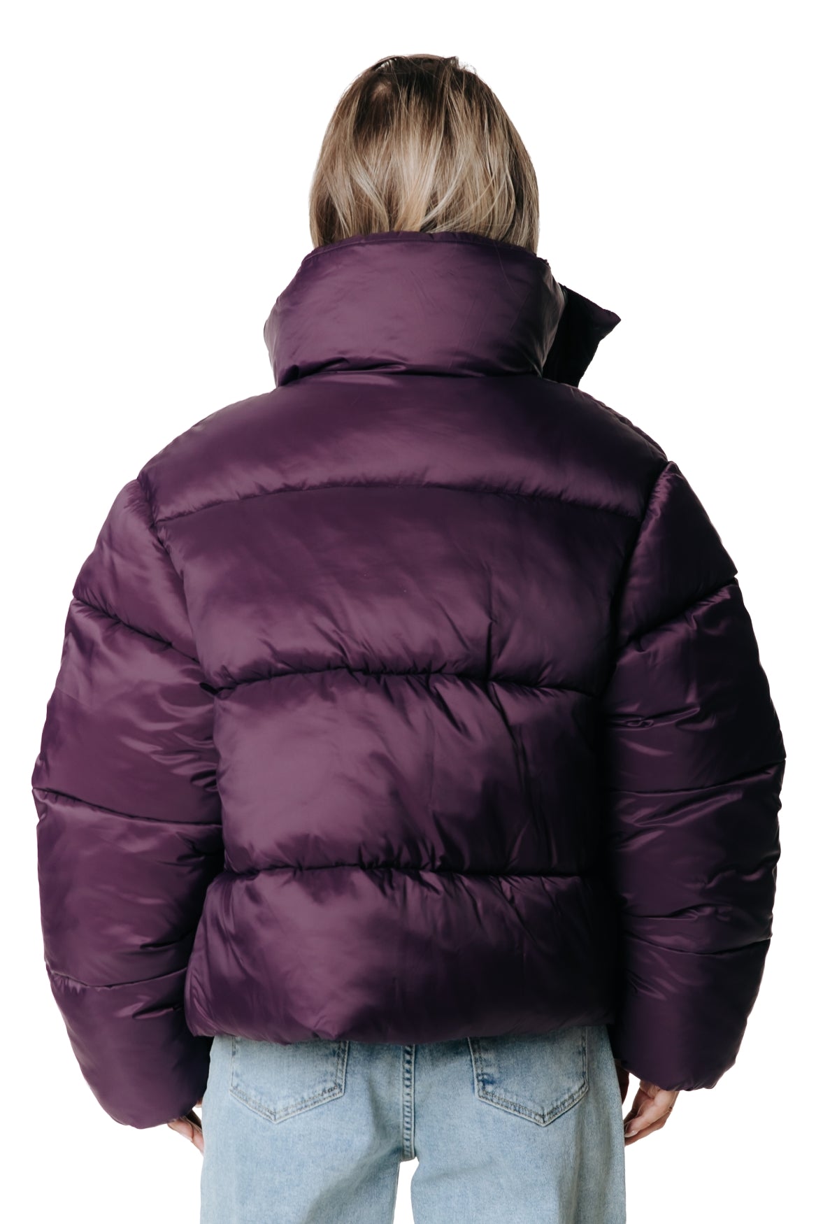 Kailey Puffer Jacket | Dark purple