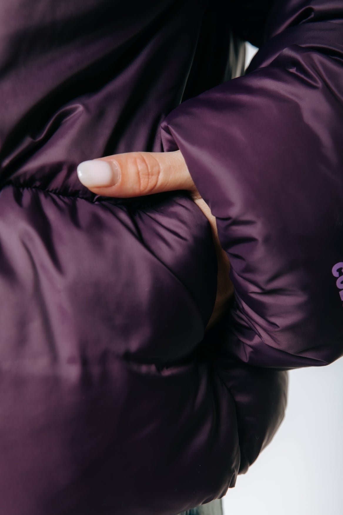 Kailey Puffer Jacket | Dark purple