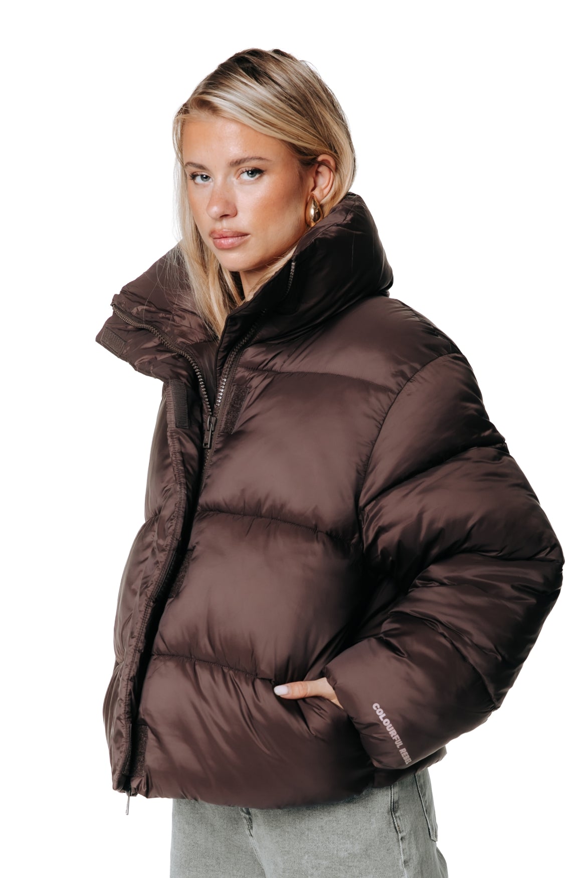 Kailey-Pufferjacke | Braun