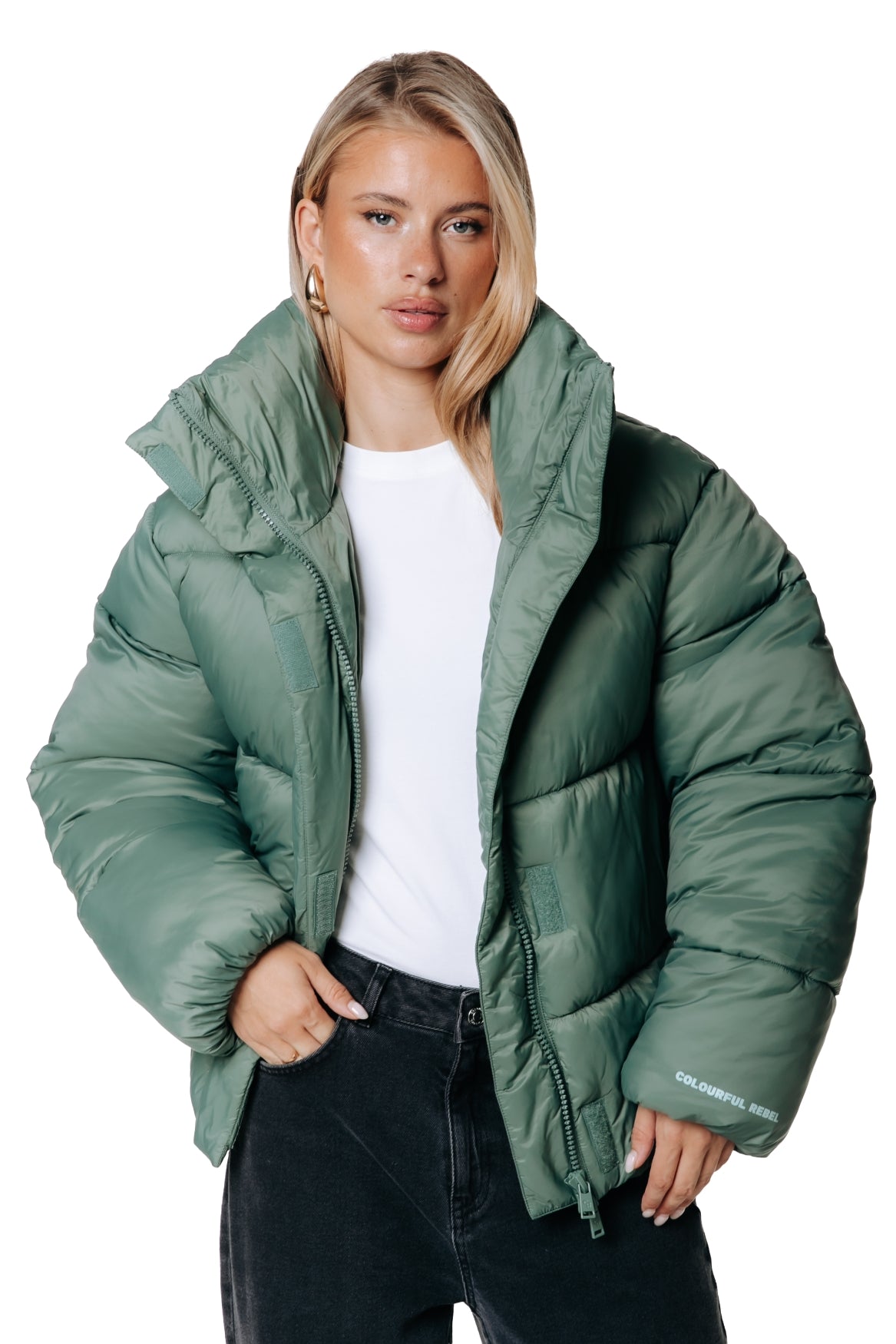 Kailey Puffer Jacket | Olive Green