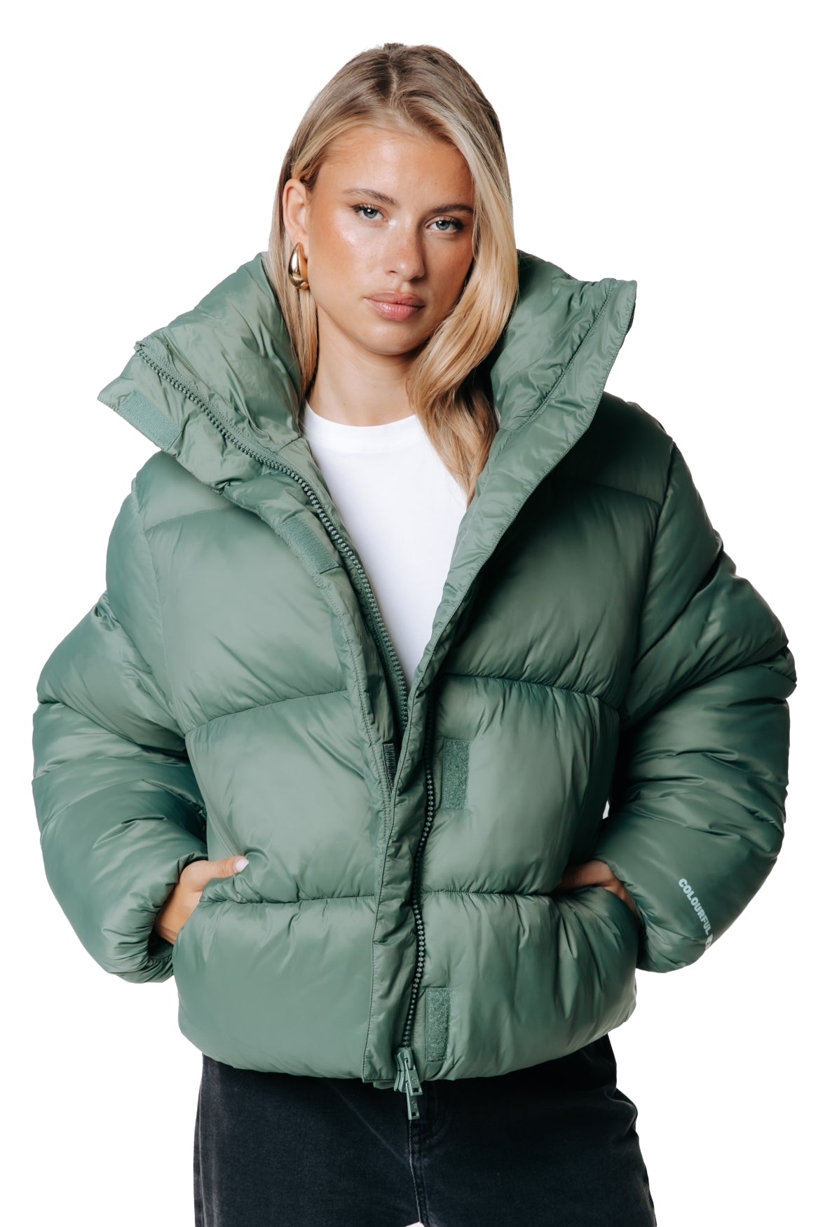 Kailey Puffer Jacket | Olive Green