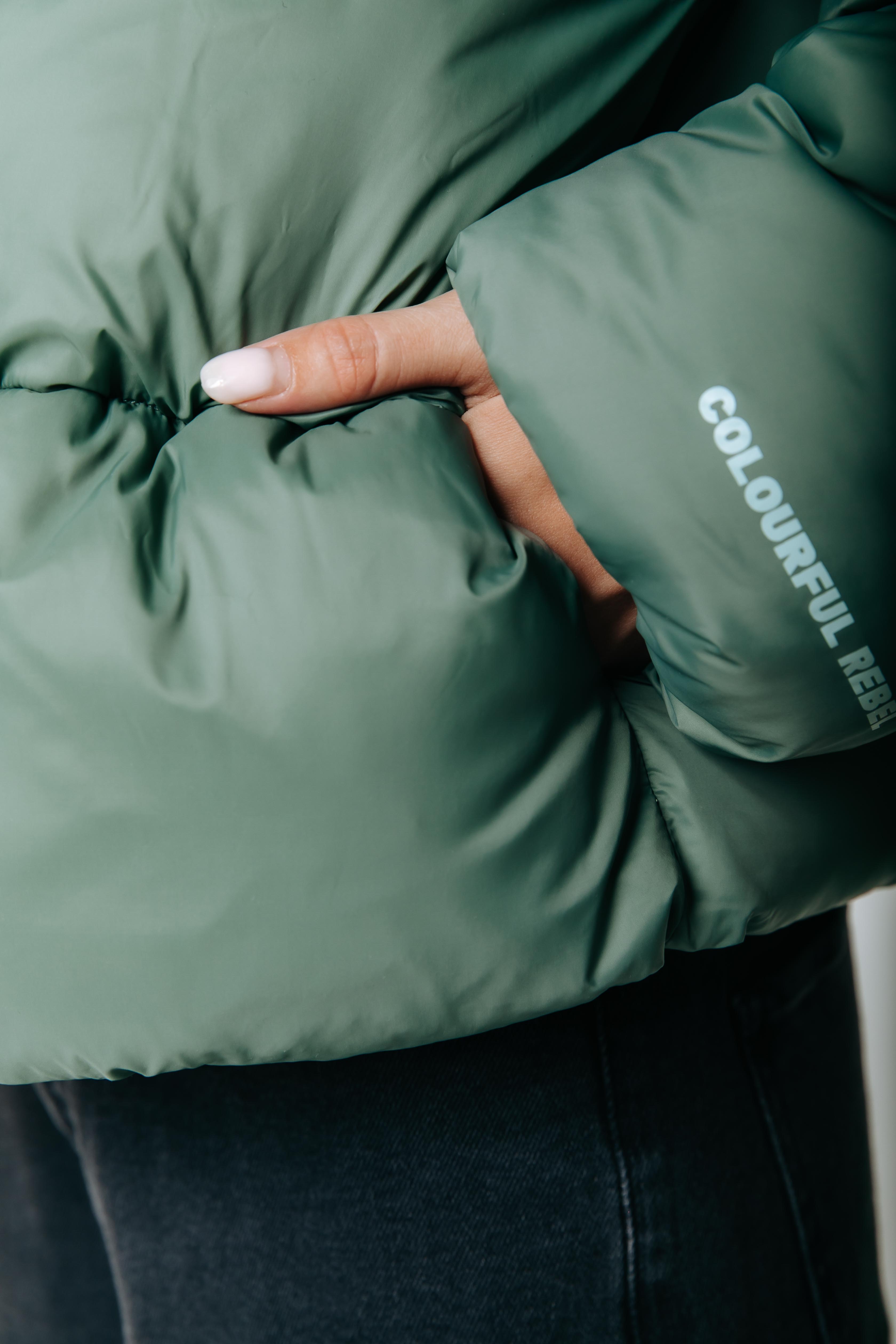 Kailey Puffer Jacket | Olive Green