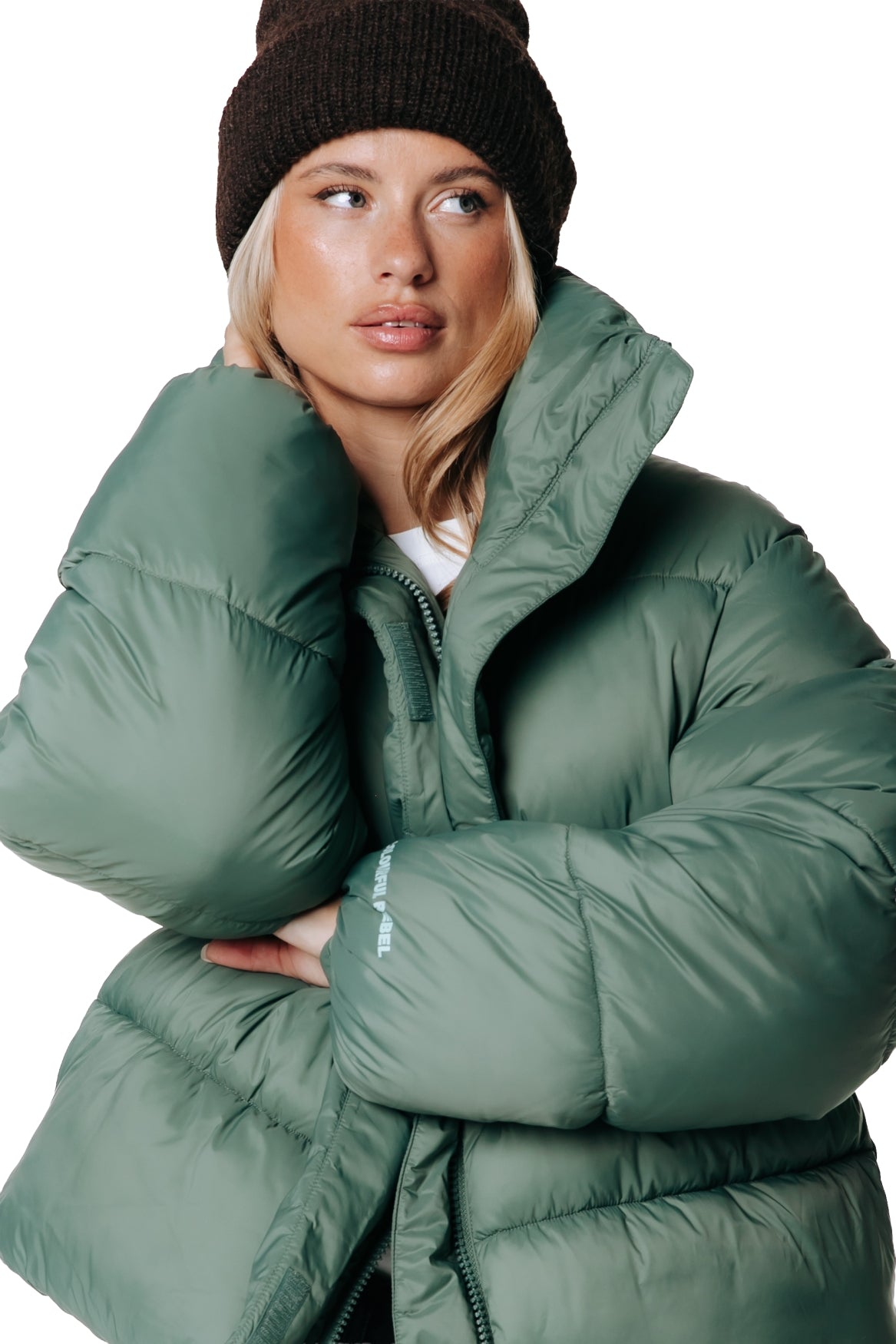 Kailey Puffer Jacket | Olive Green