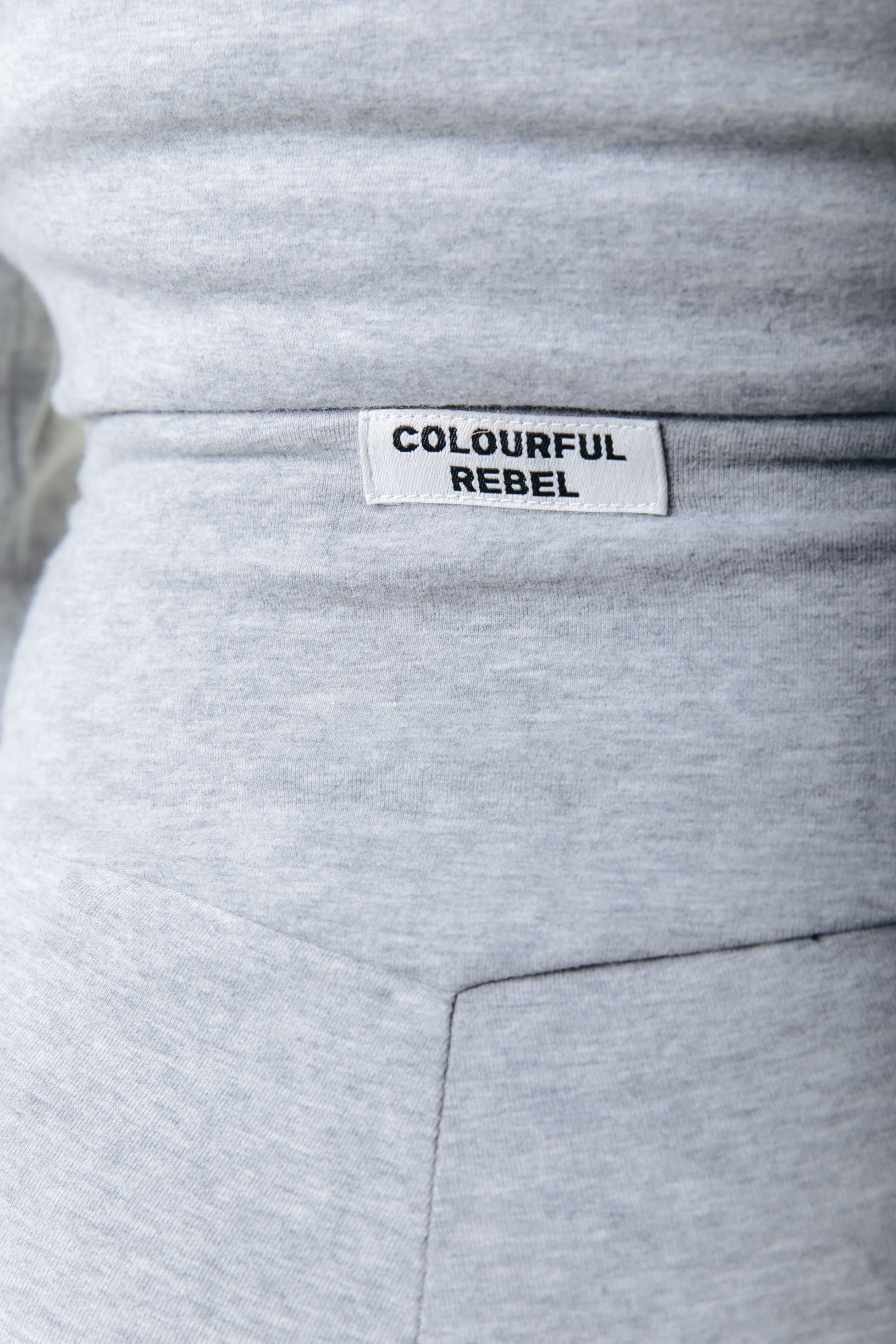 Fitted Pants | Medium grey melange