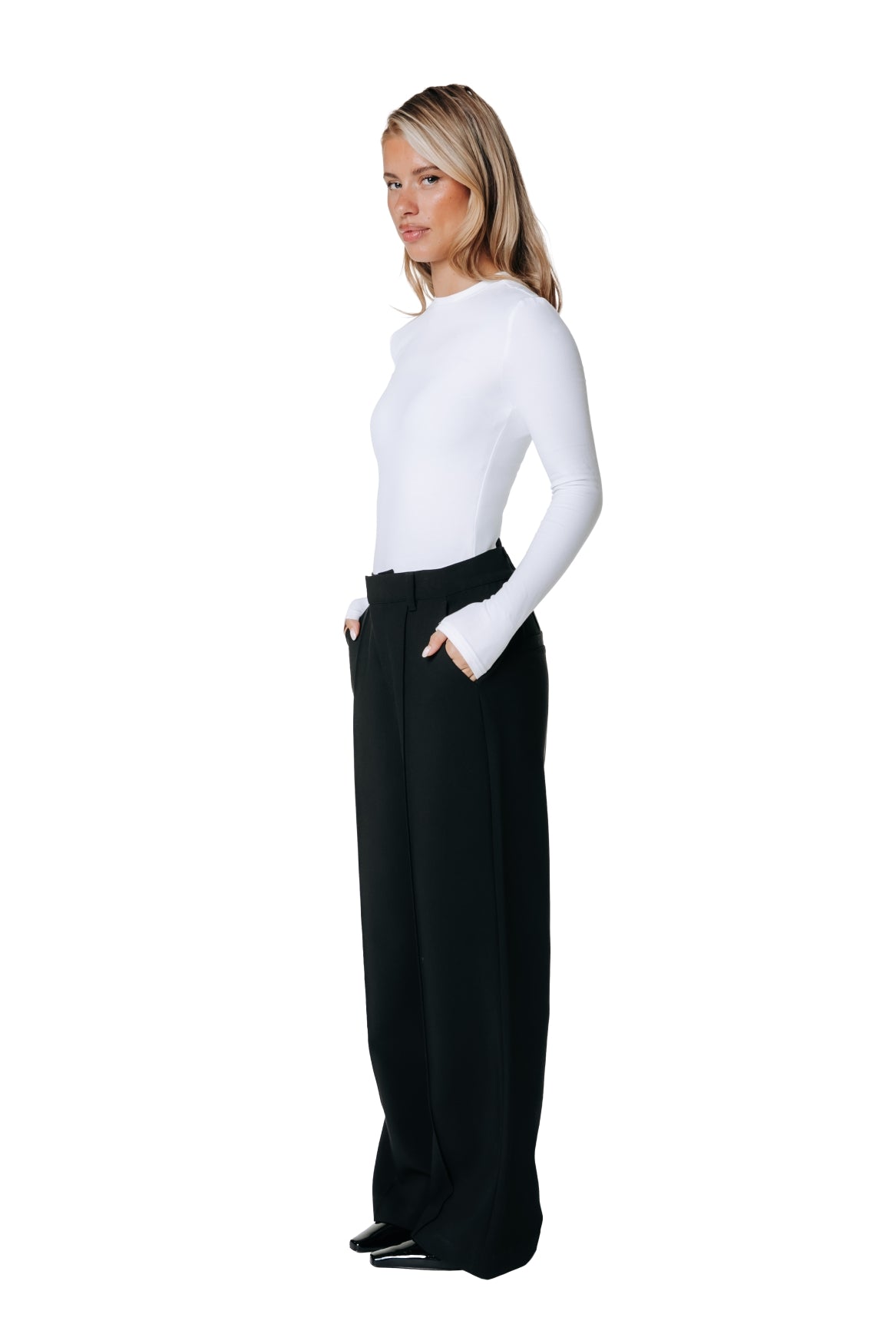 Rus Straight Pants | Black