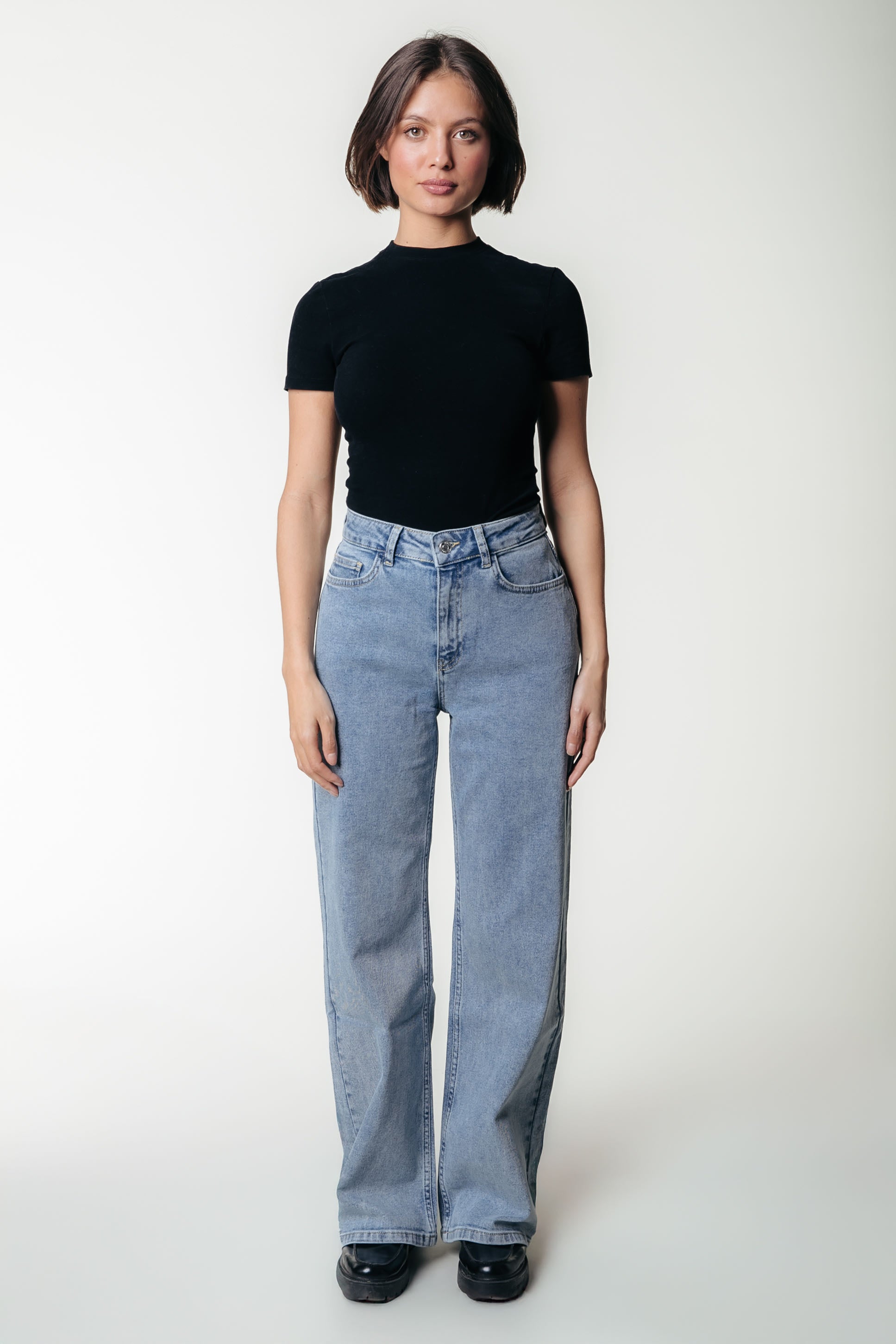 Gaias High Rise Denim | Denim blue
