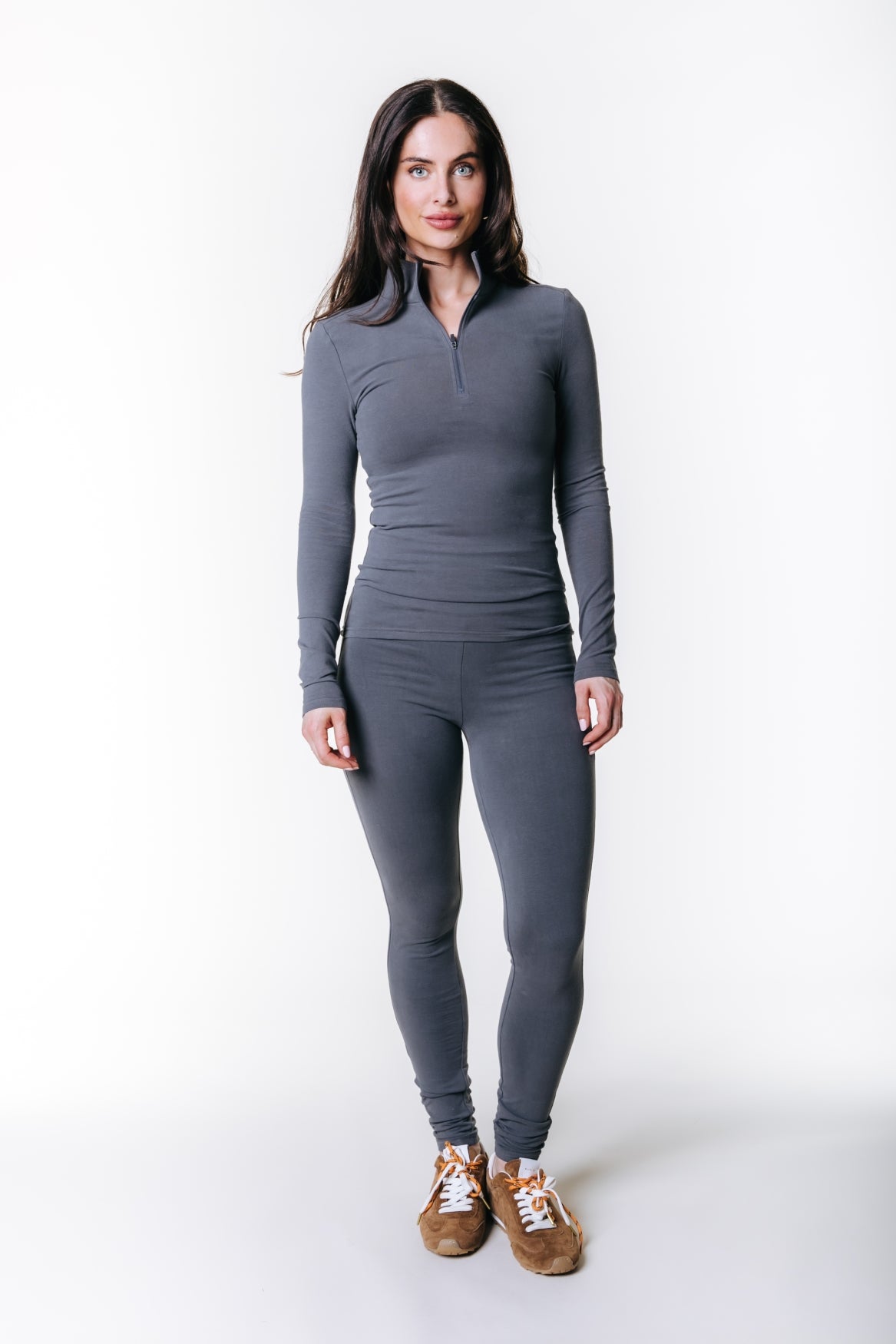 Uni Fitted Pants | Dark grey