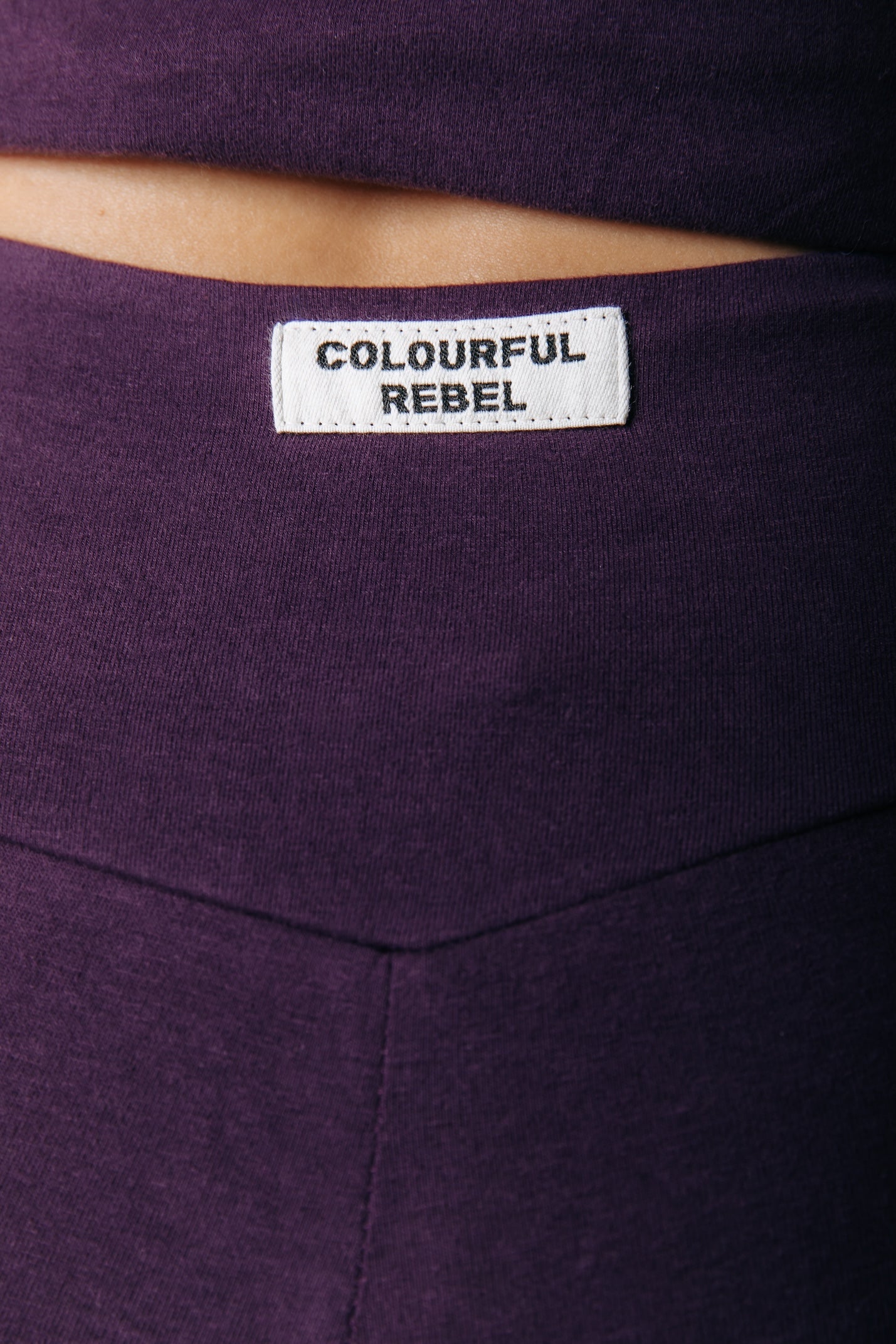 Fitted Flare Pants | Dark Purple <!-- text -->  <!-- US -->
