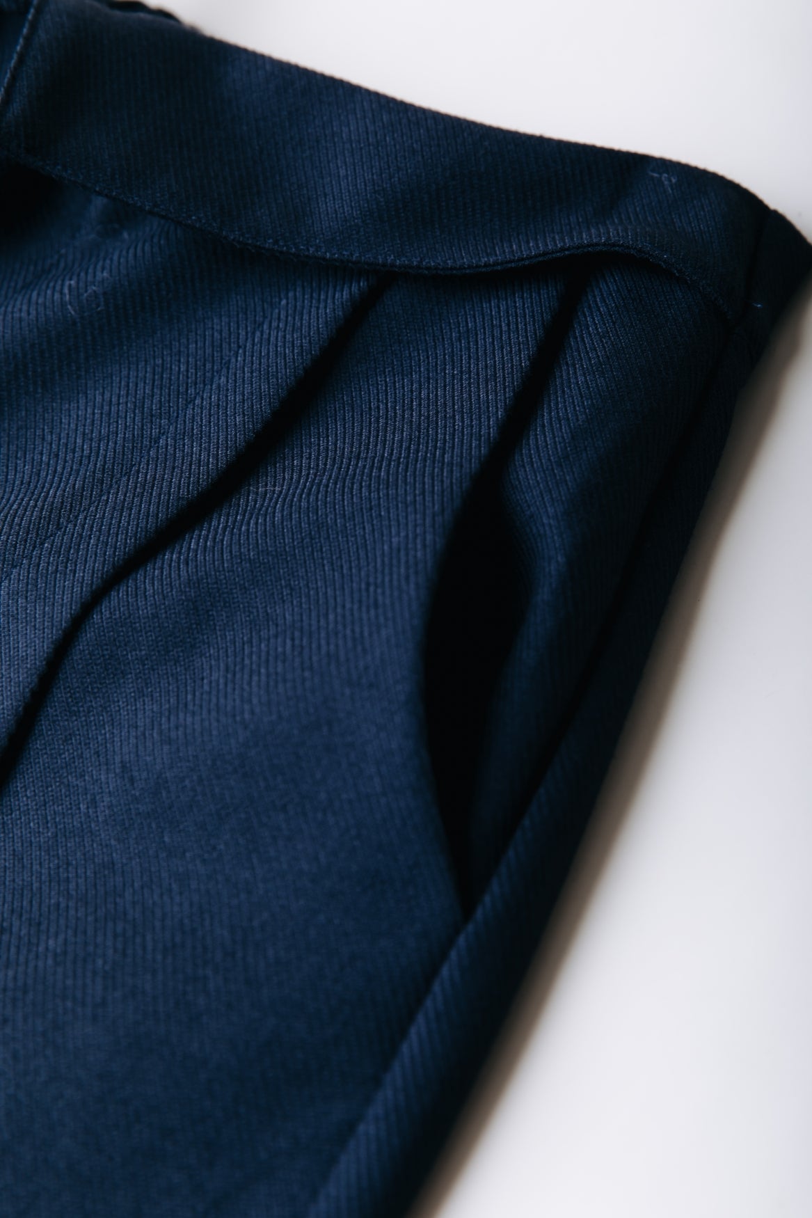 Giala Folded Hem Slouchy Pant | Deep blue