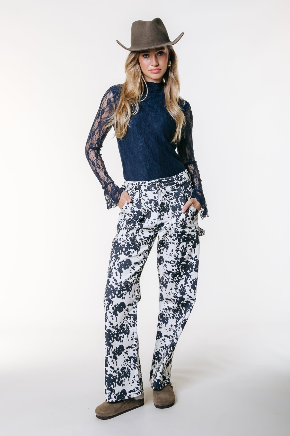 Tinsley Cow Denim-Arbeitshose | Beige