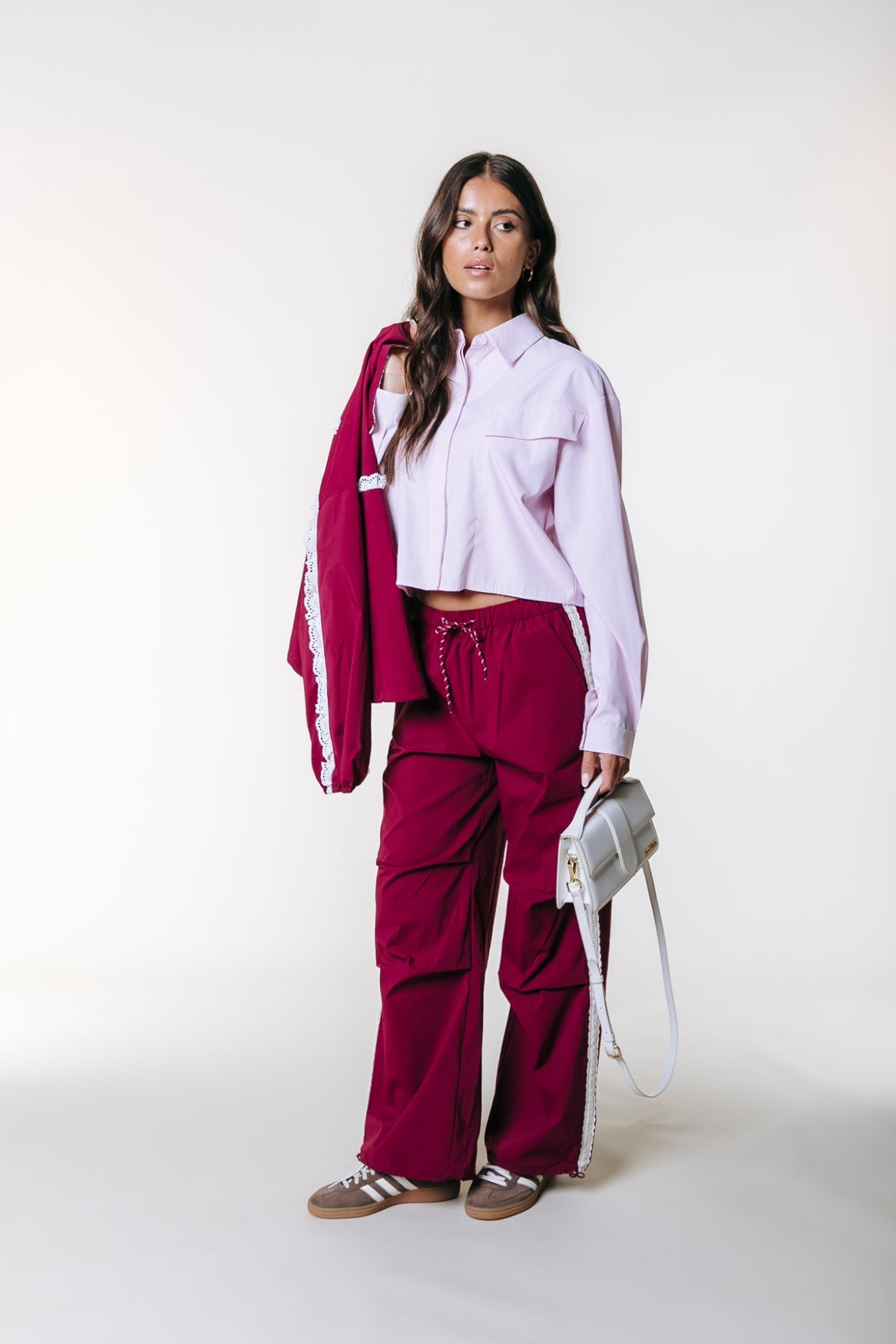 Rose Smoking-Sporthose | Merlotrot