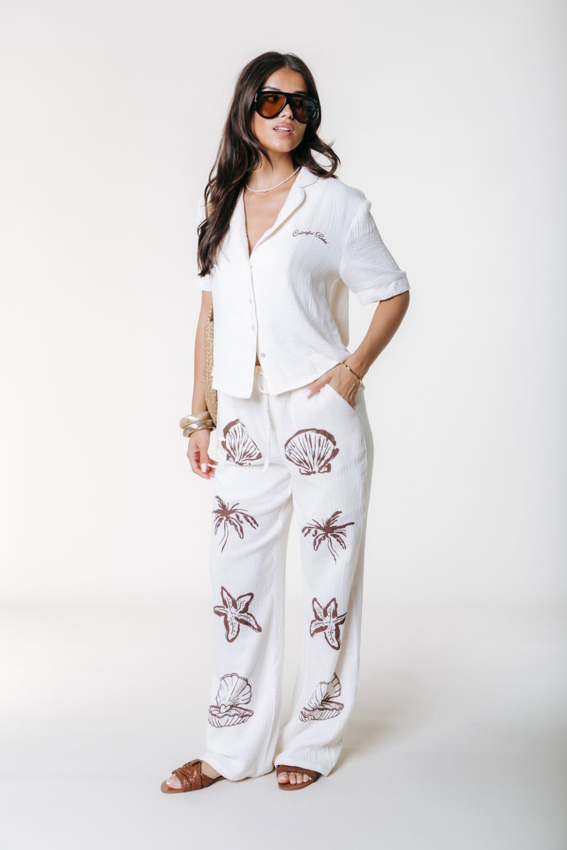 Alix Shell Pants | Off white