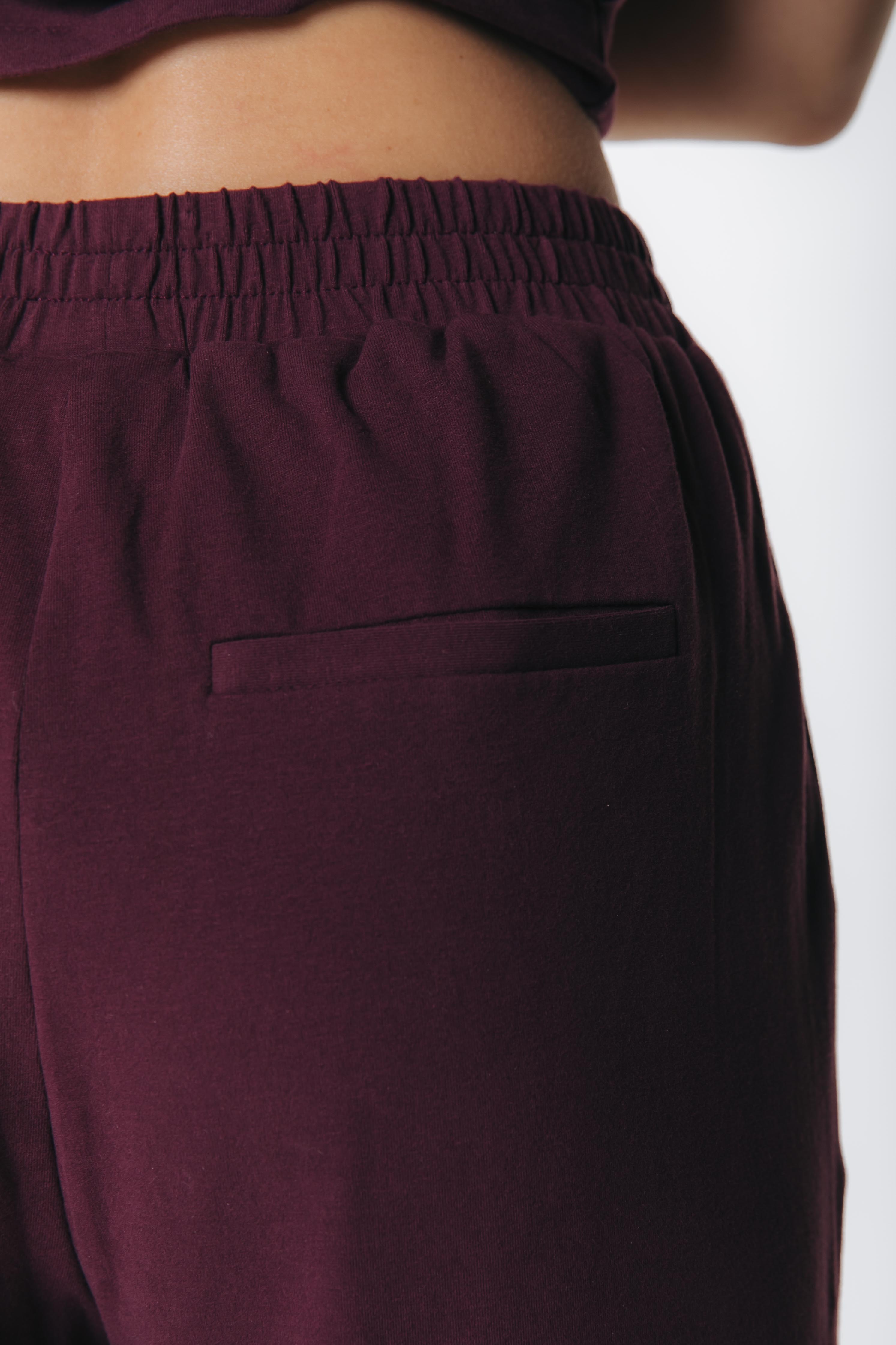 Sport Pants | Merlot Red