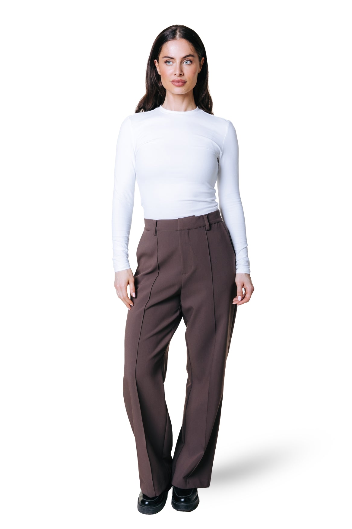 Rus Straight Pants | Brown