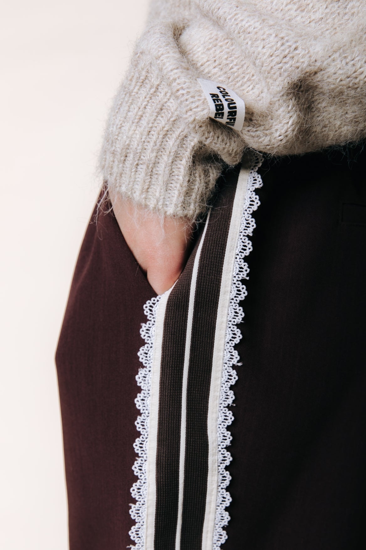 Tibby Tape Pants | Brown