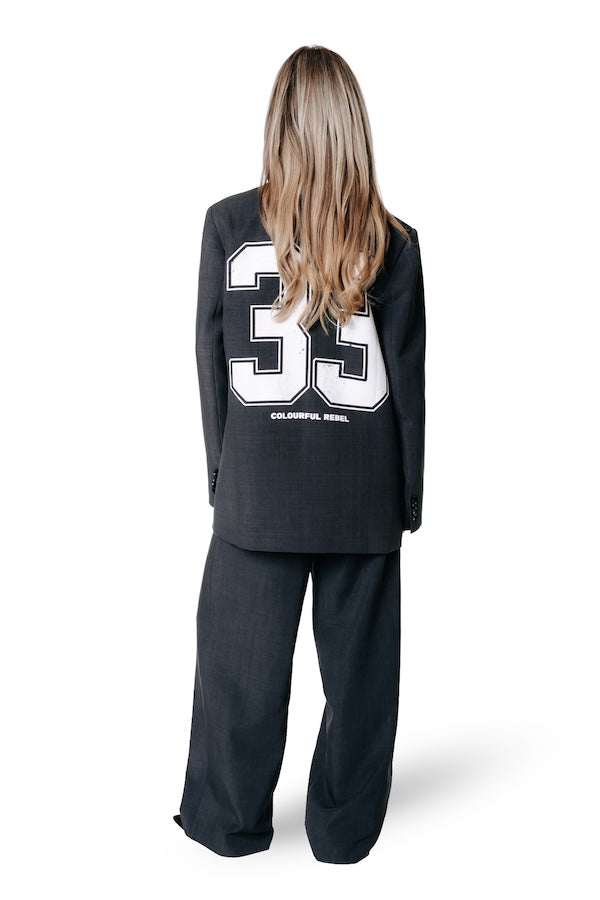 Maggy Tailored Pants | Dark grey