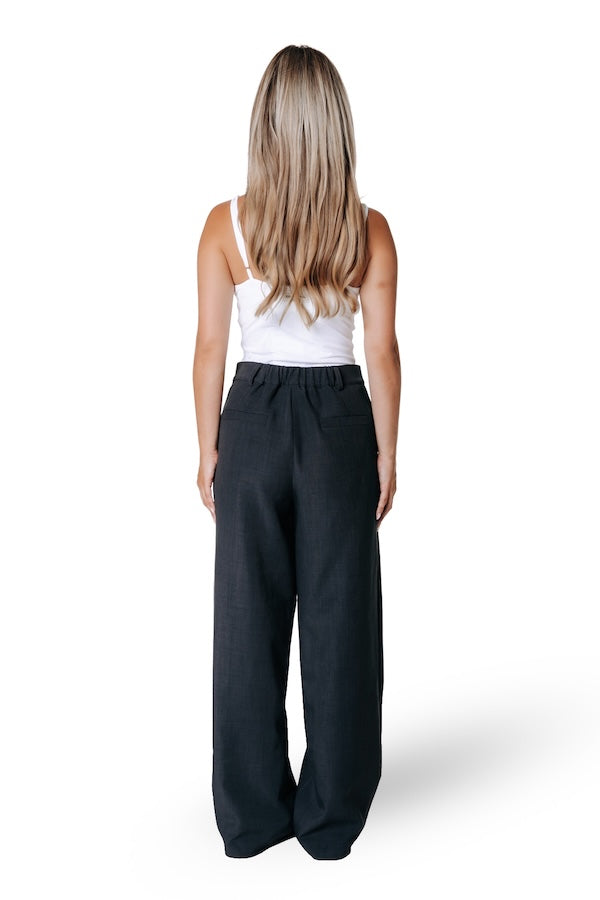 Maggy Tailored Pants | Dark grey