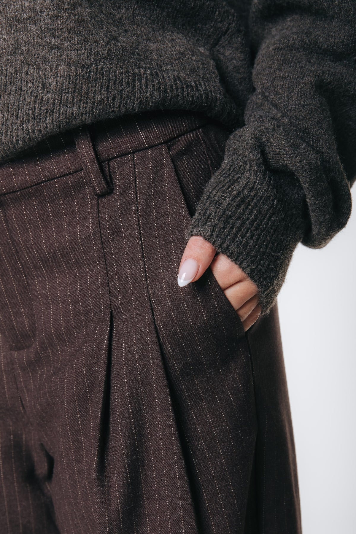 Maggy Tailored Pants | Brown