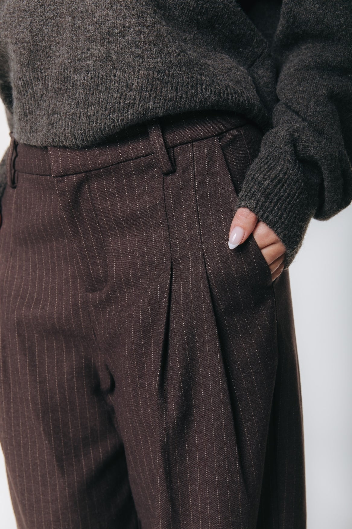 Maggy Tailored Pants | Brown