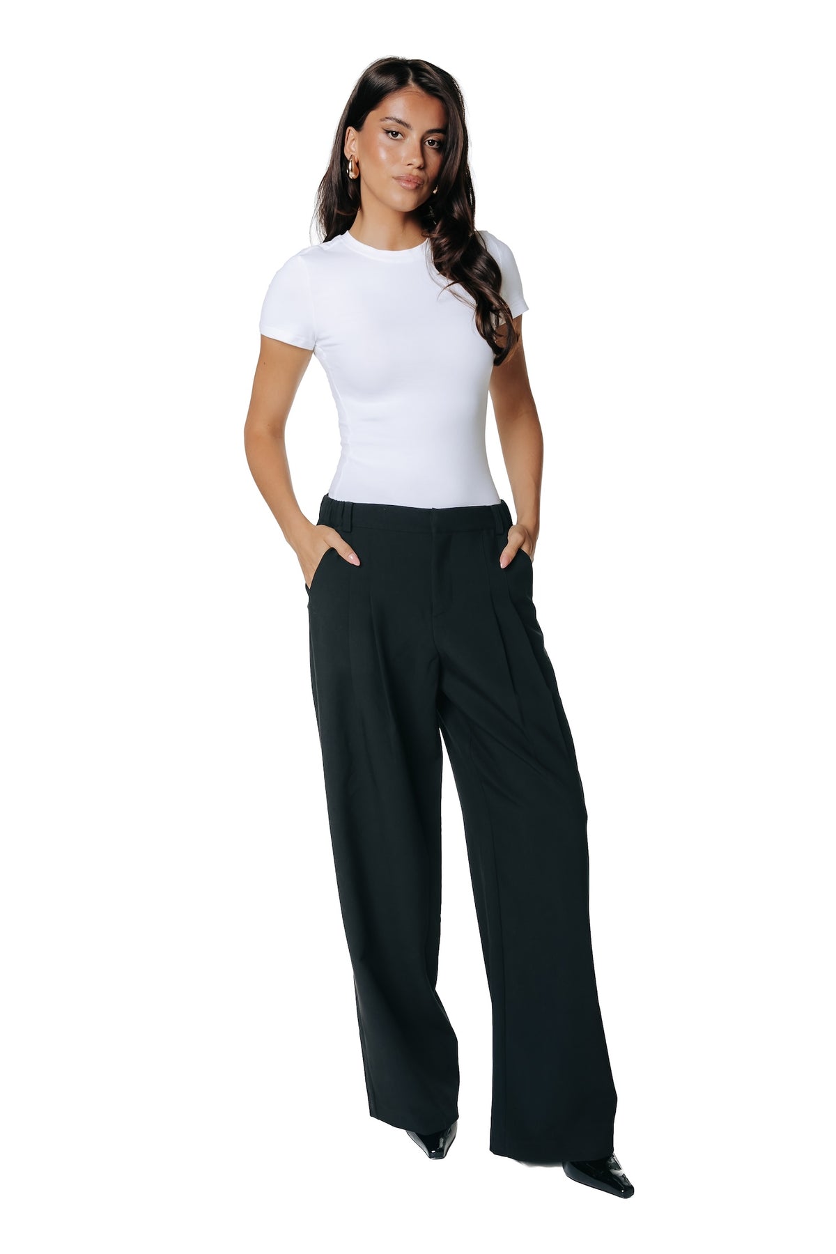 Maggy Tailored Pants | Black