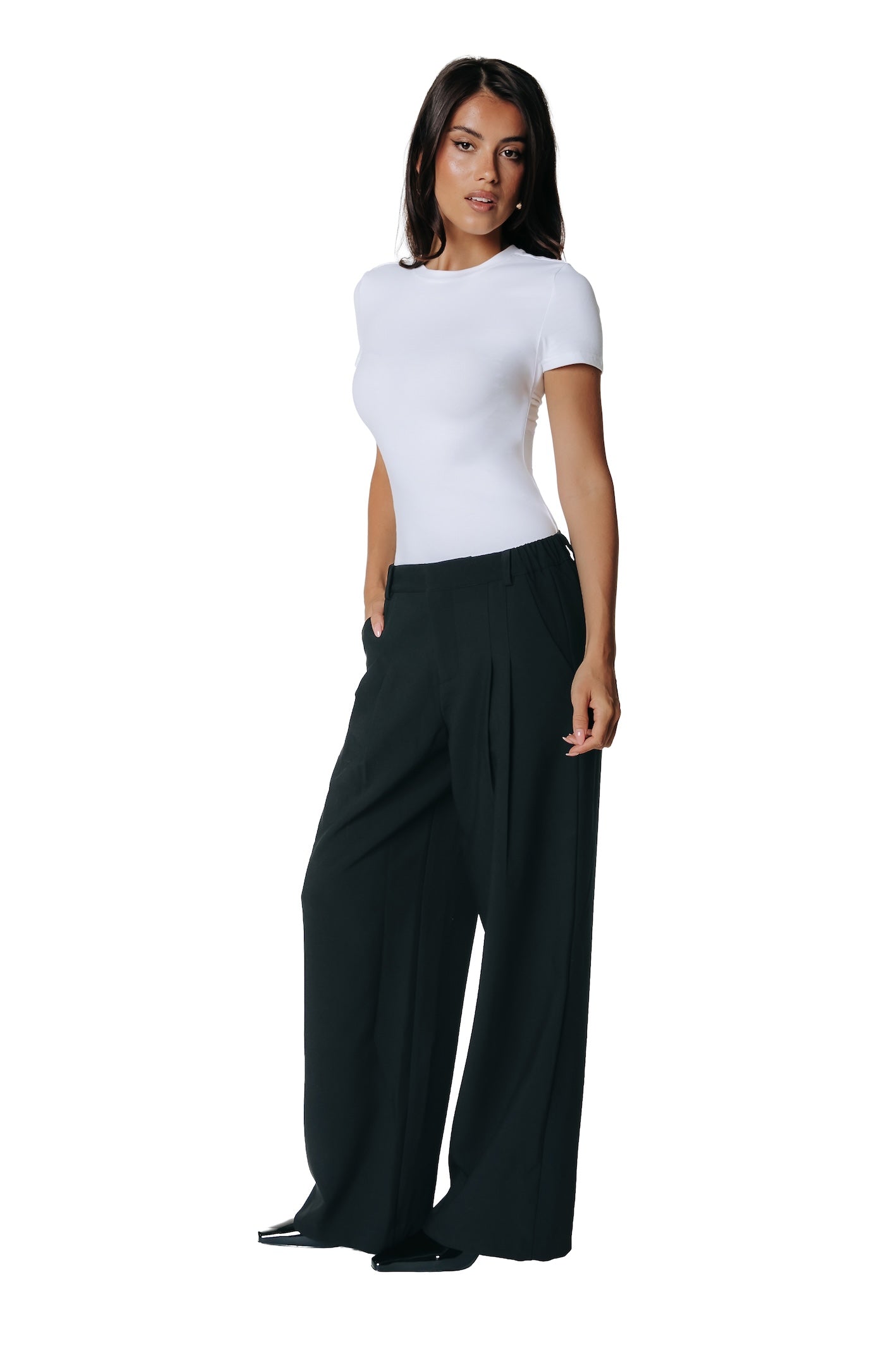 Maggy Tailored Pants | Black