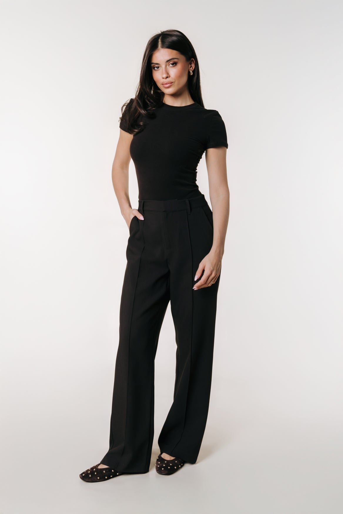 Rus Straight Pants | Darkest Brown