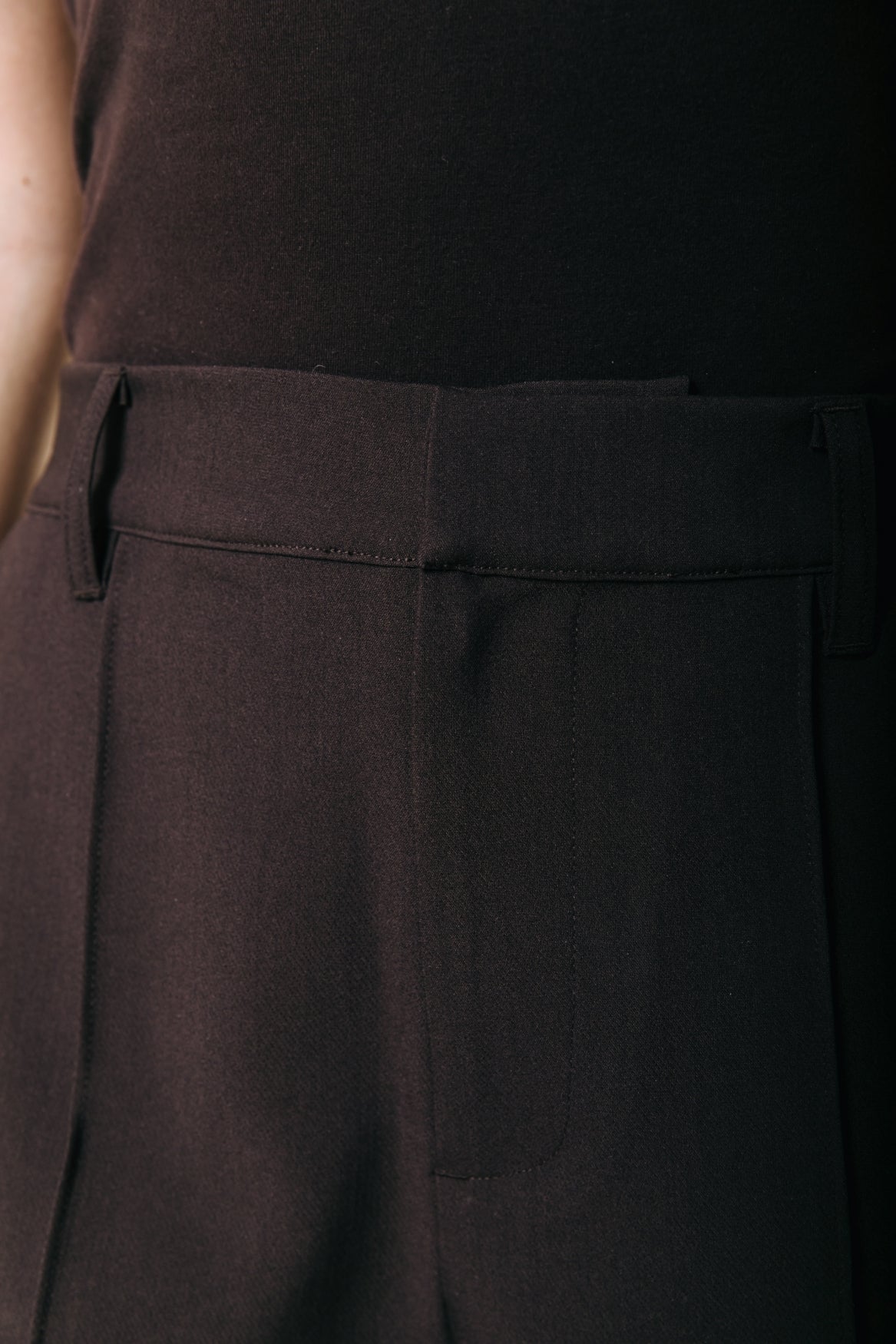 Russian Straight Pants | Darkest Brown