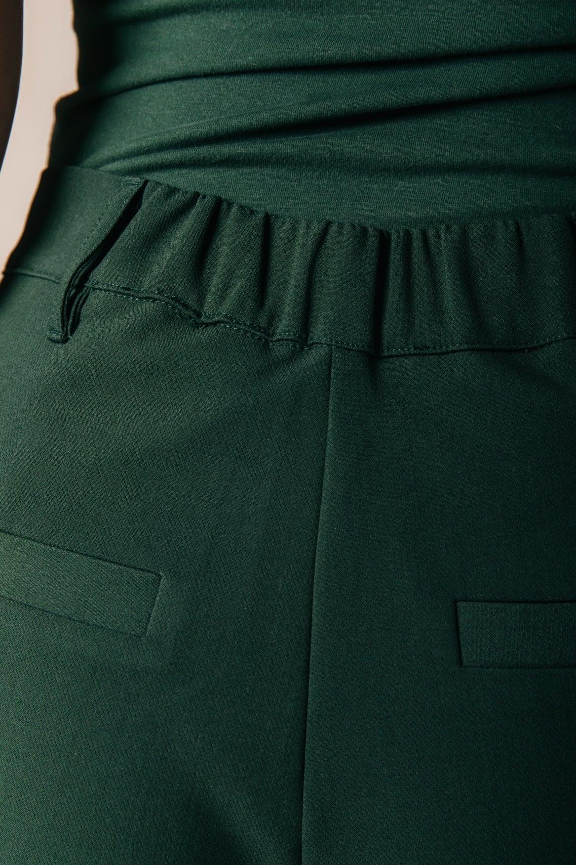 Rus Straight Pants | Dark green