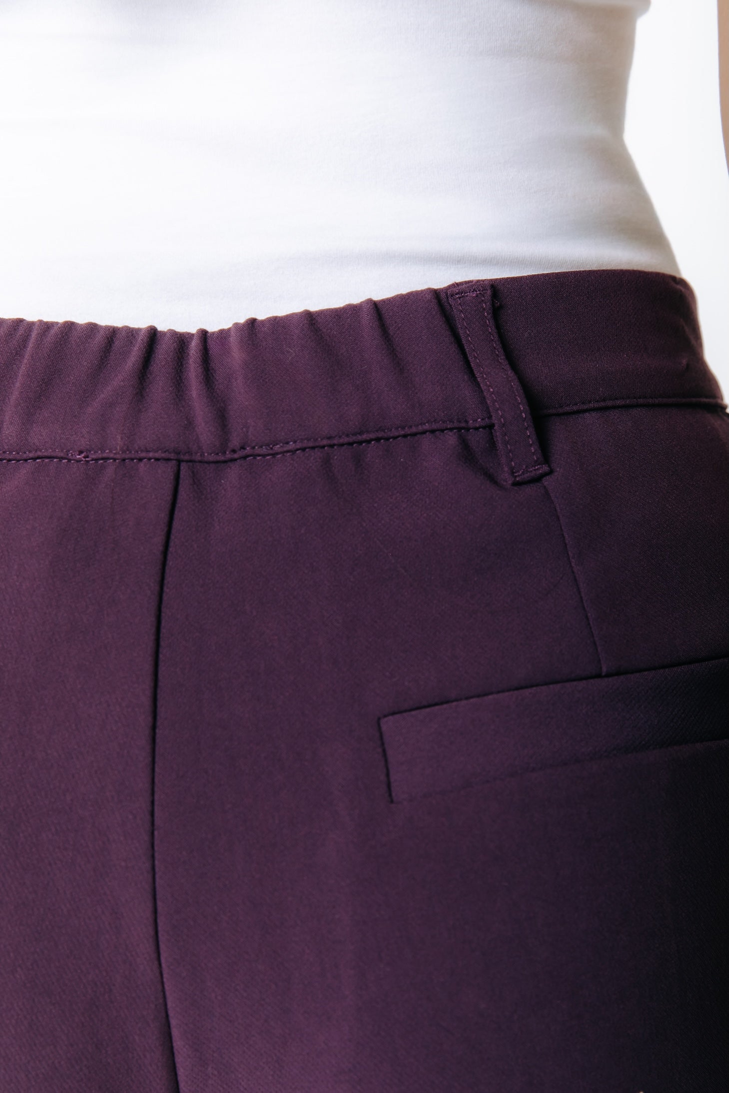 Rus Straight Pants | Dark purple
