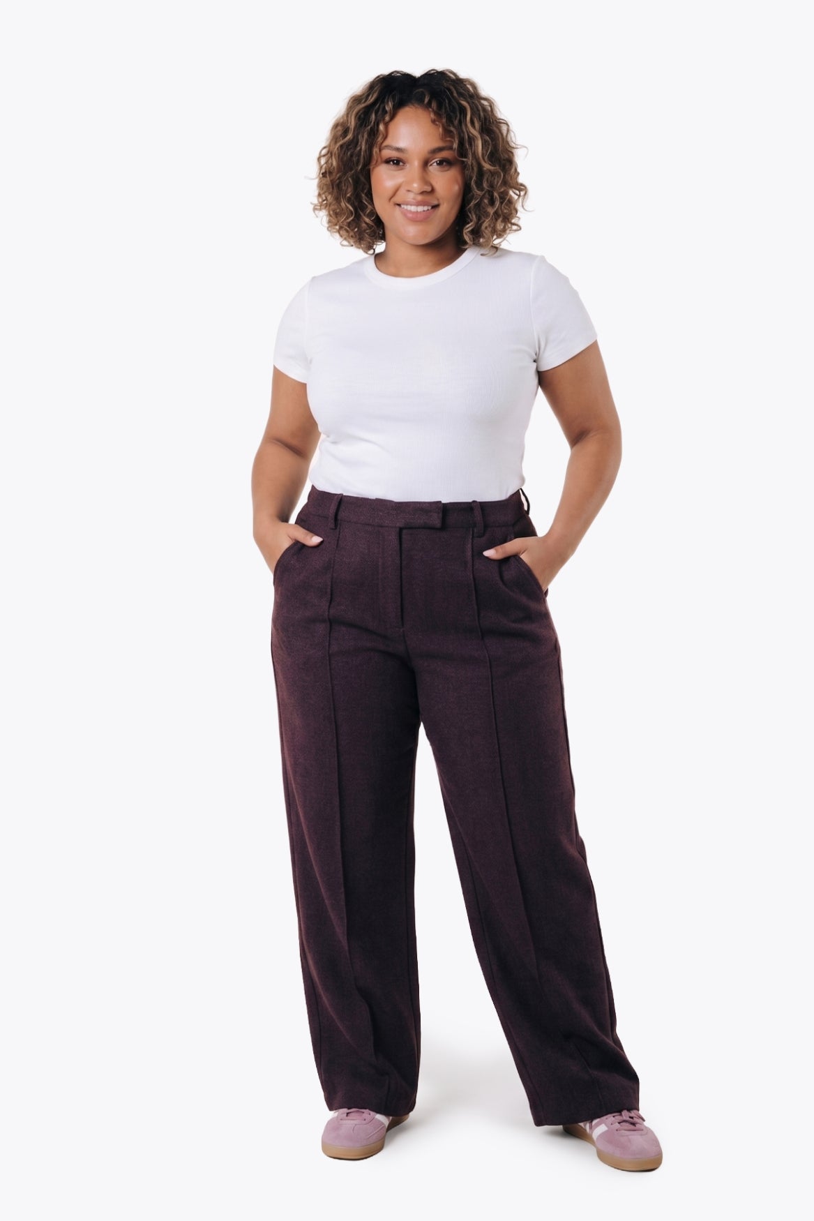 Maggy Tailored Pants | Brown