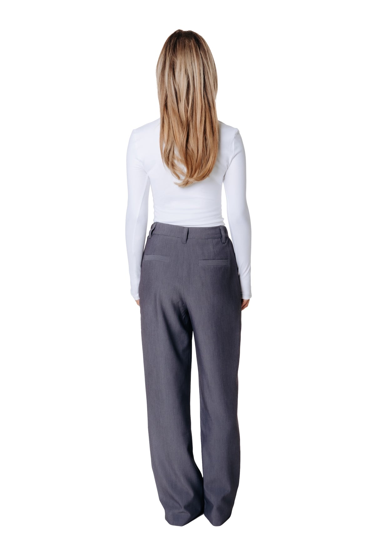 Rus Straight Pants | Grey