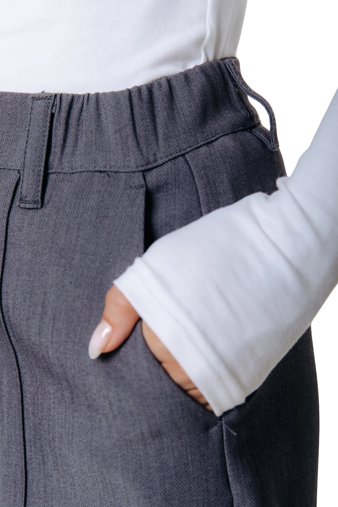 Rus Straight Pants | Grey