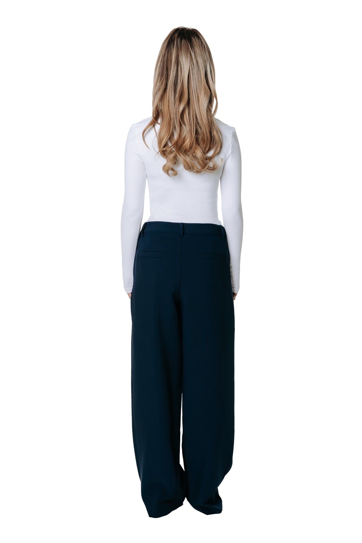 Maggy Tailored Pants | Dark Navy