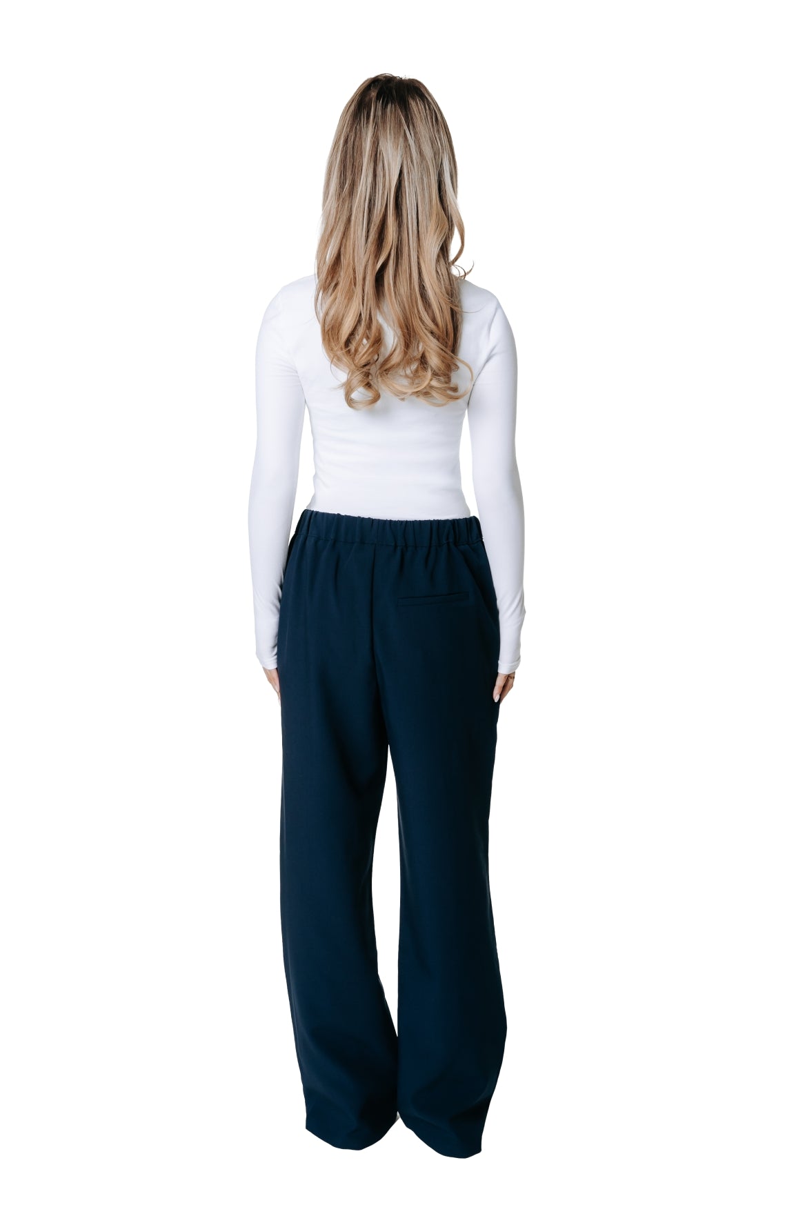 Vella Tailored Pants | Dark Navy
