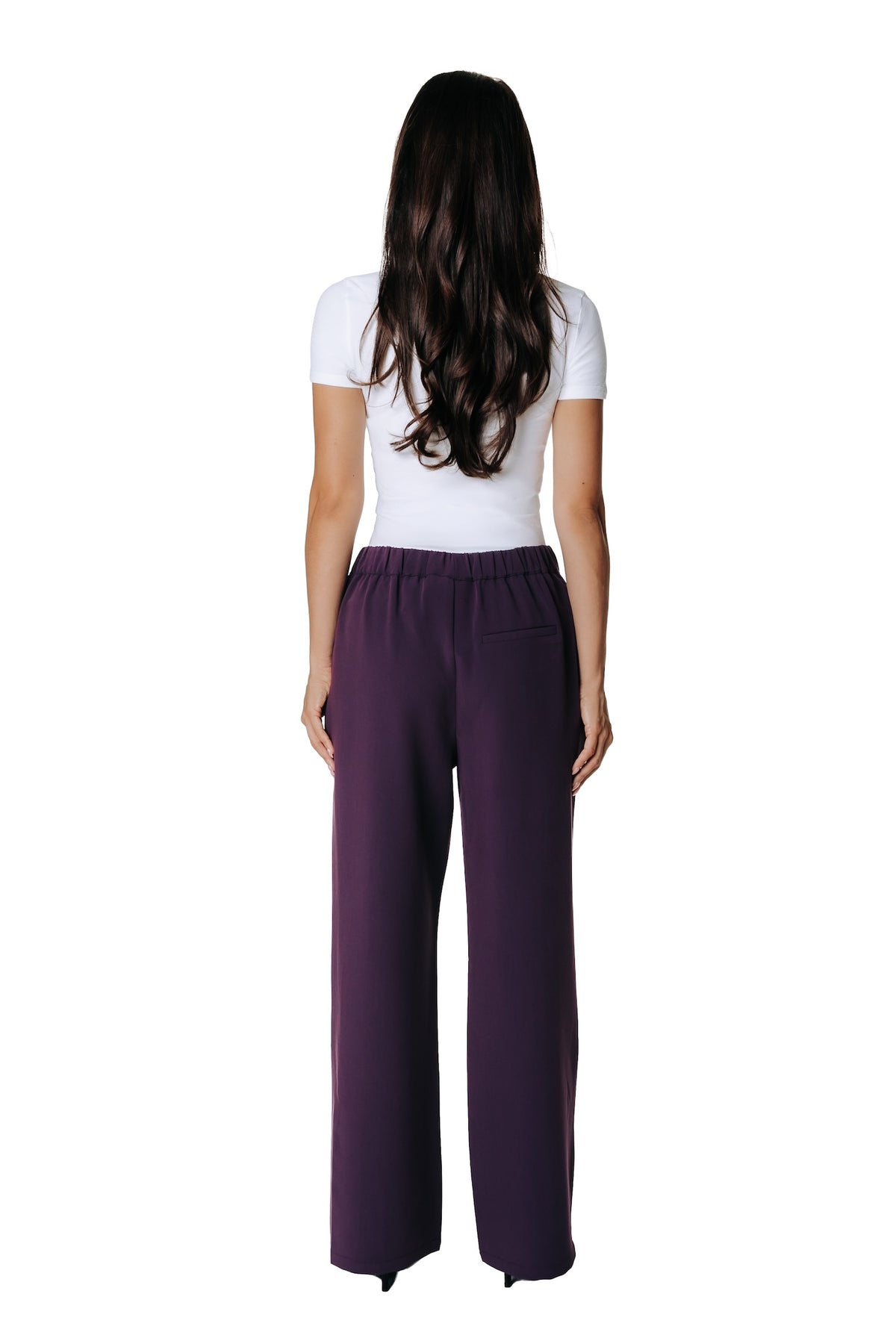 Vella Tailored Pants | Dark purple